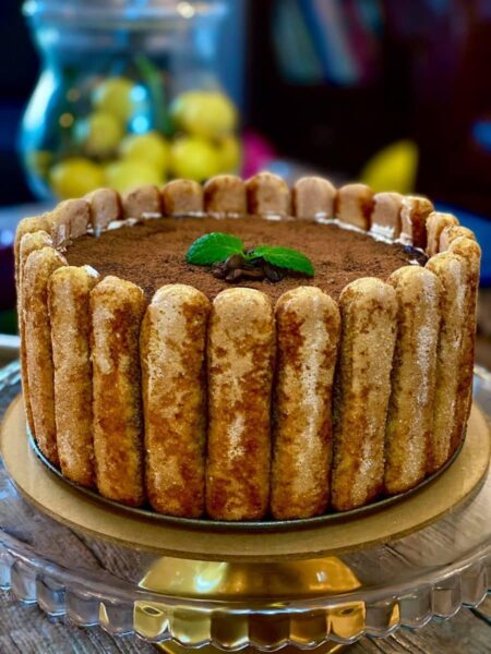 Tiramisu with ladyfingers