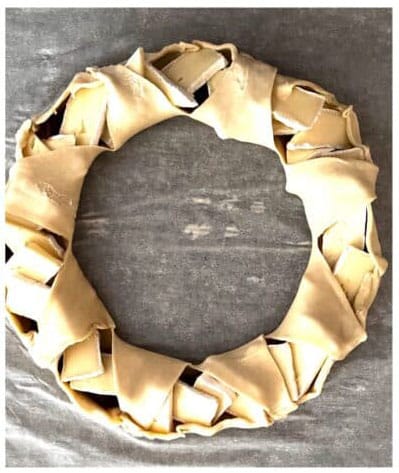 Cranberry Brie Holiday Wreath - Step 5