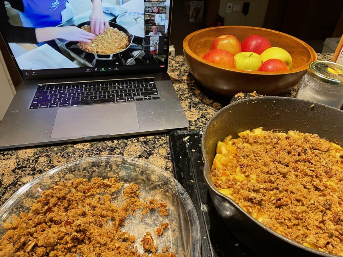 Edible Alphabet Apple Crisp