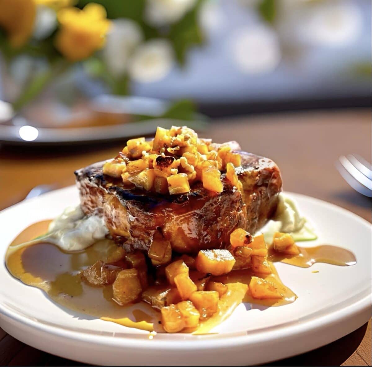 Maple French Toast on a plate