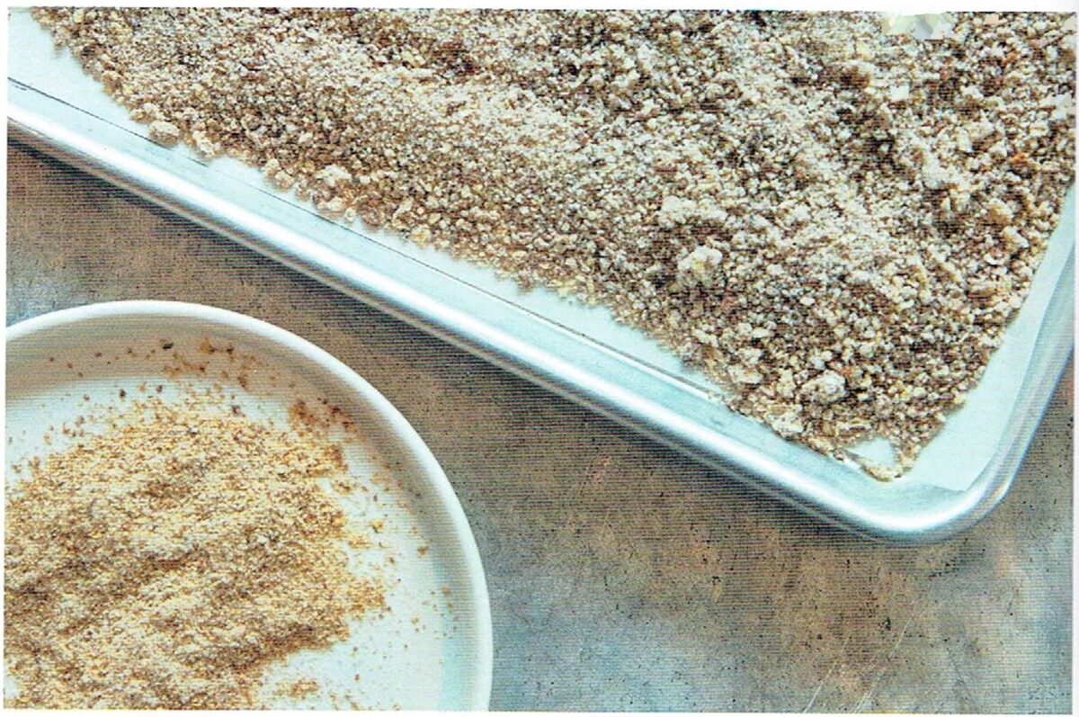 Tray of mushroom garlic salt