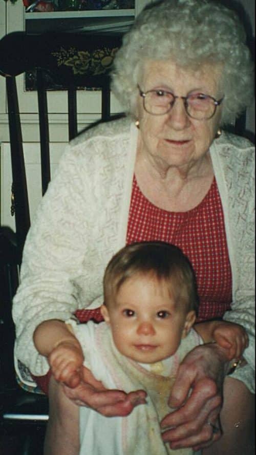 a grandmother and grandchild