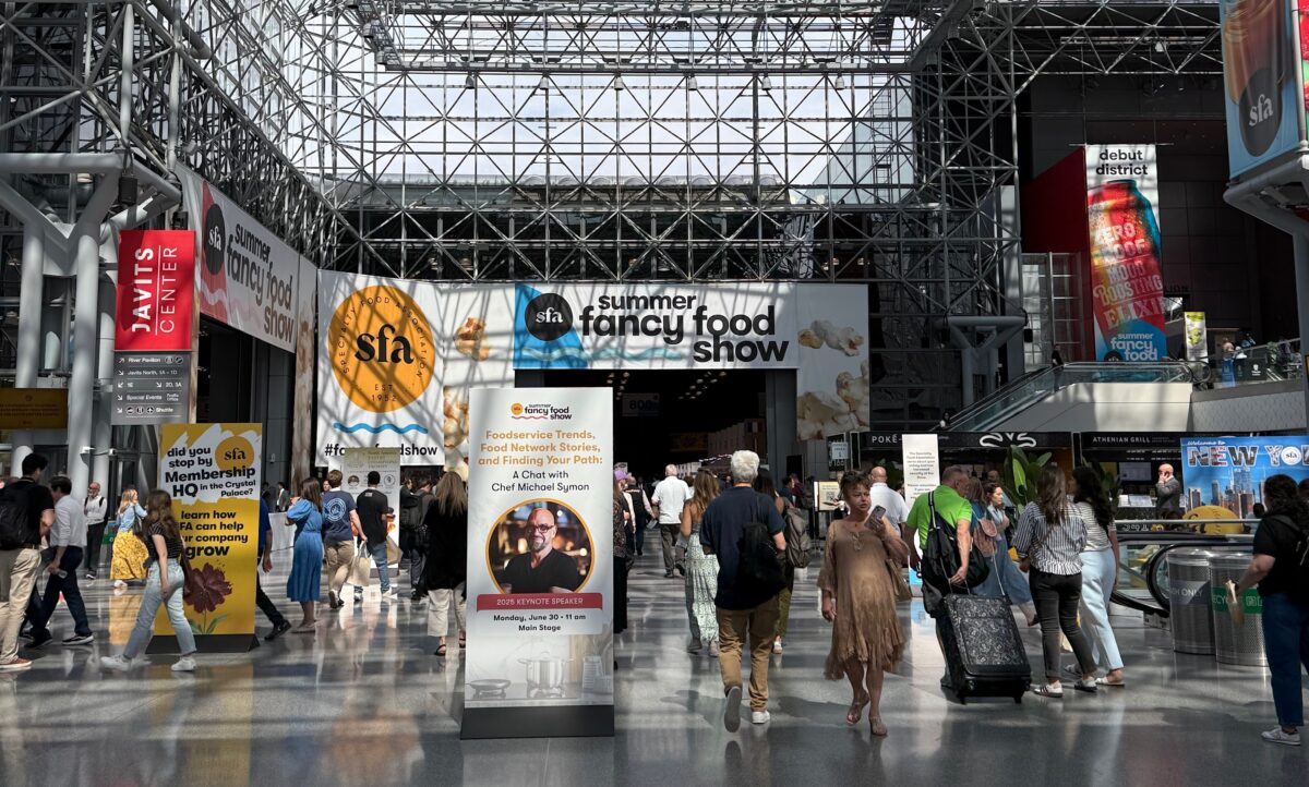 Summer Fancy Food Show entry hall